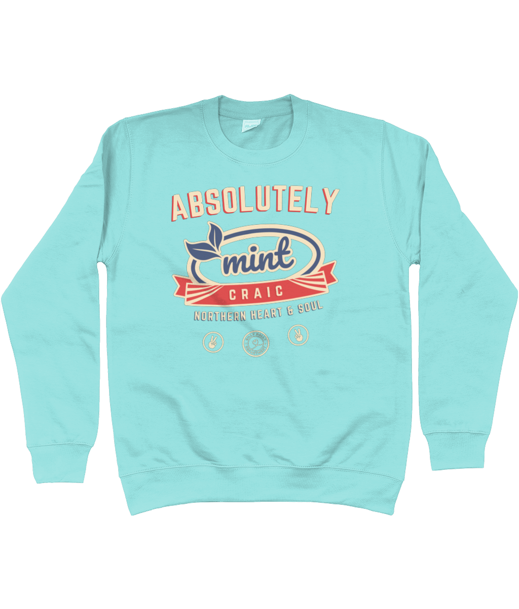 DRAW CORD SWEAT CREWNECK(MINT)【 keboz  】 Absolutely Mint Craic Sweatshirt – Dilly Dally Department