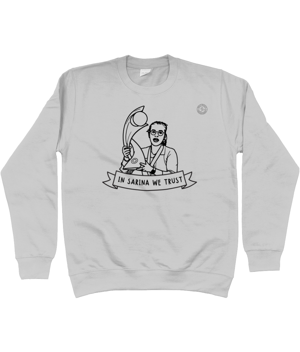"In Sarina We Trust" Lionesses Kids Sweatshirt